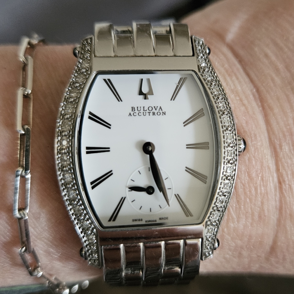Silver Bulova Watch
